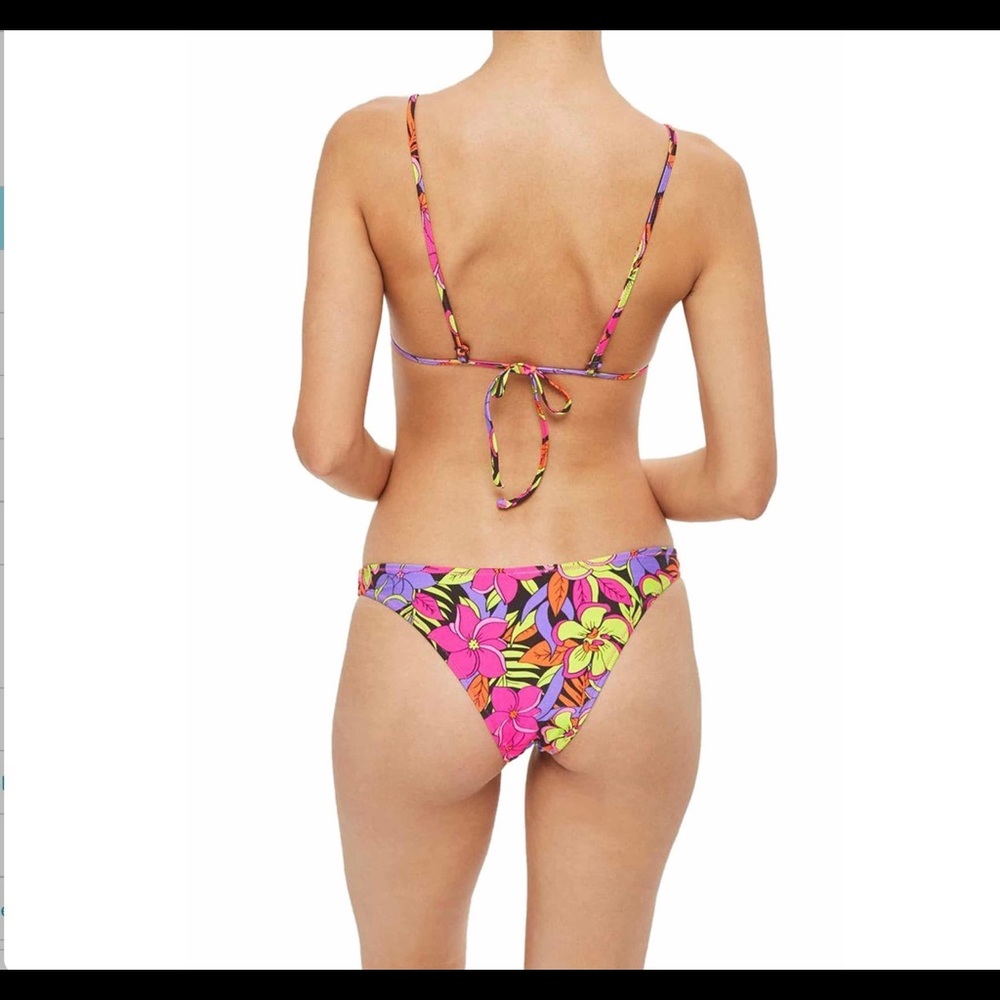 Topshop Floral Teeny Bikini. Adorable!